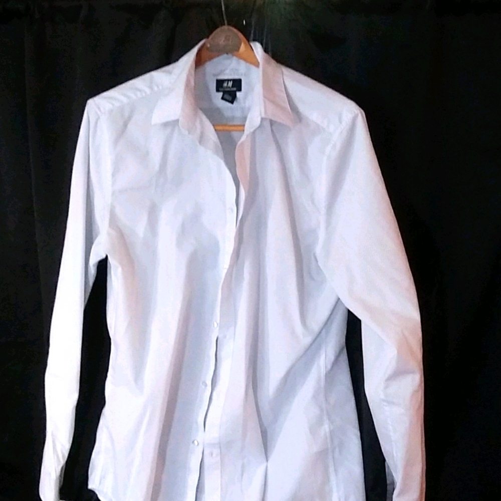 H&M Mens long sleeve button down